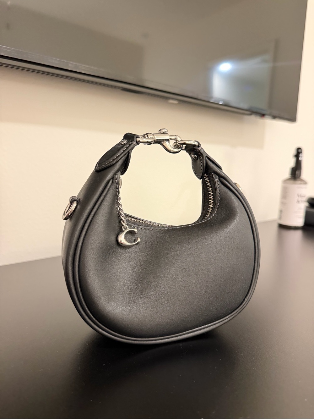 Coach Jonie Bag - Black Mini Bag w/ Crossbody Strap